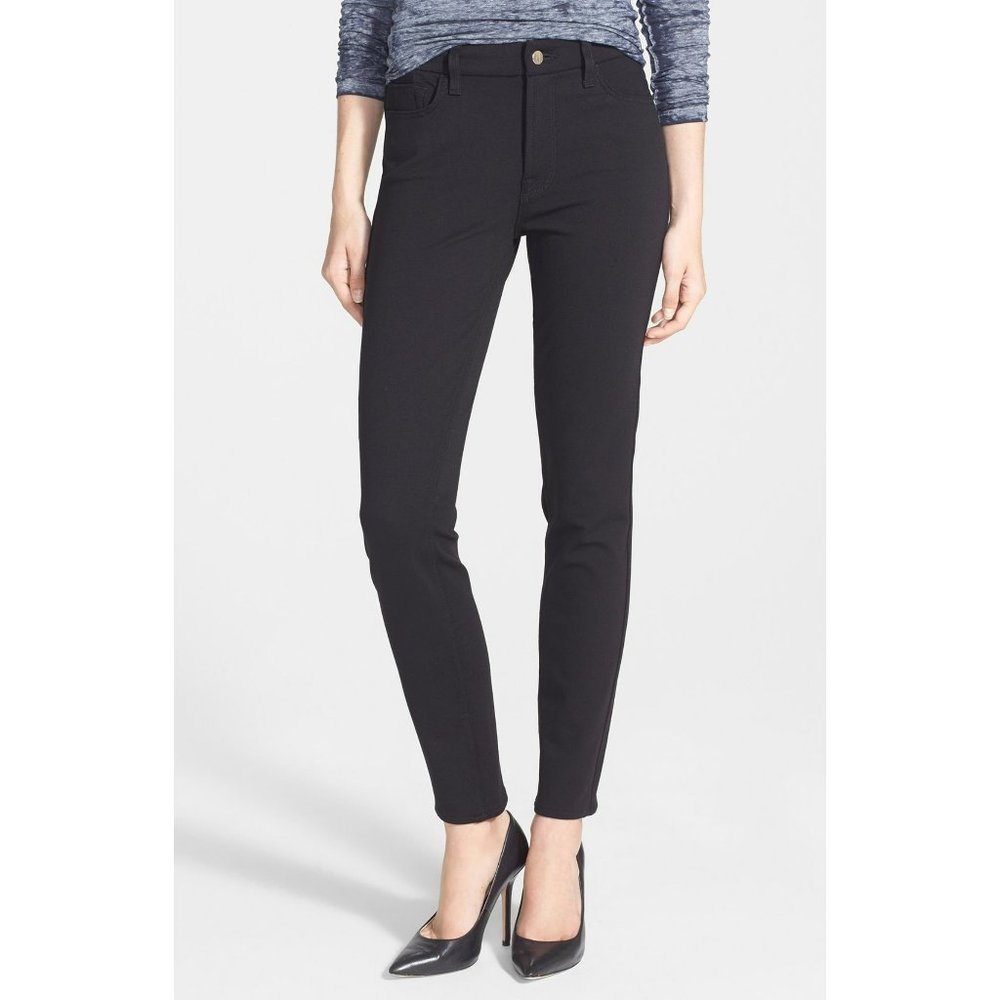 🌺SOLD🌺JEN7 by 7 For All Mankind | Black Skinny Knit Stretch Pants Jeggings 2